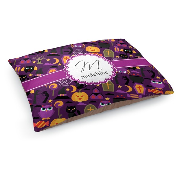 Custom Halloween Dog Bed - Medium w/ Name and Initial