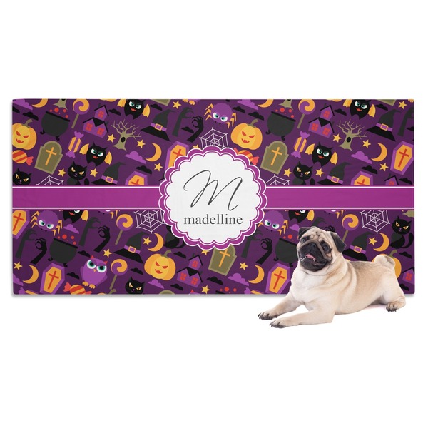 Custom Halloween Dog Towel (Personalized)