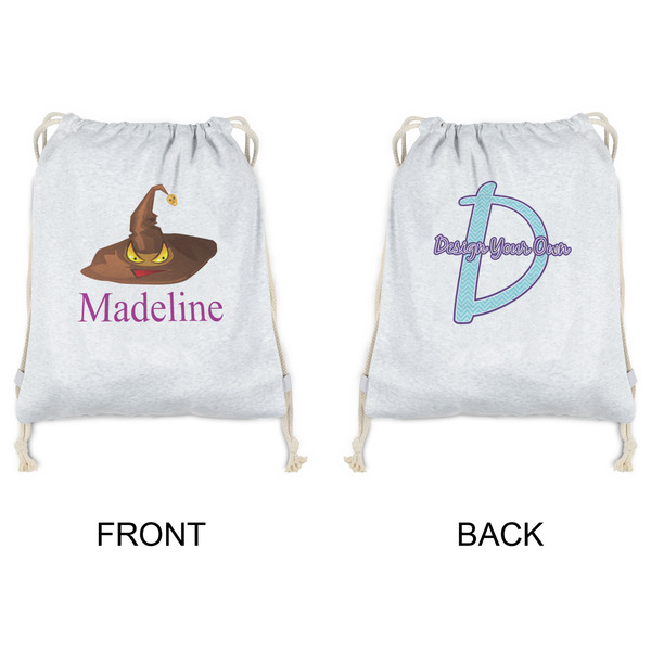 Halloween Drawstring Backpacks - Sweatshirt Fleece - Double Sided - APPROVAL
