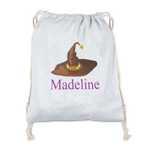 Custom Halloween Drawstring Backpack - Sweatshirt Fleece - Double Sided (Personalized)