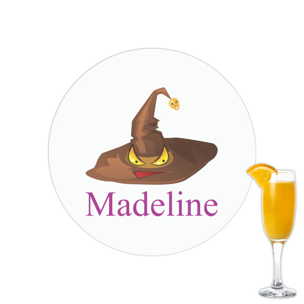Custom Halloween Printed Drink Topper - 2.15" (Personalized)