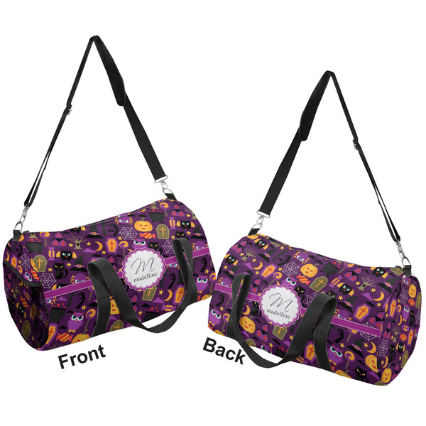 Halloween Duffle bag small front and back sides