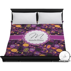Halloween Duvet Cover - King (Personalized)