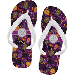 Halloween Flip Flops - Large (Personalized)