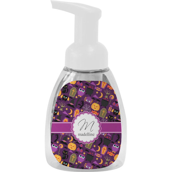 Custom Halloween Foam Soap Bottle - White (Personalized)