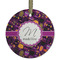 Halloween Frosted Glass Ornament - Round