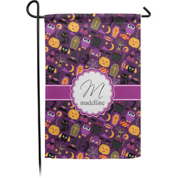 Halloween Small Garden Flag - Single Sided w/ Name and Initial