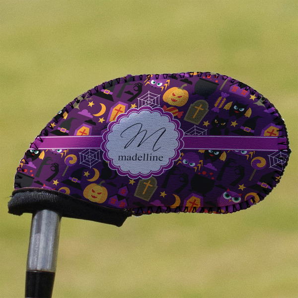 Custom Halloween Golf Club Iron Cover (Personalized)