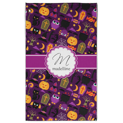 Halloween Golf Towel - Poly-Cotton Blend w/ Name and Initial