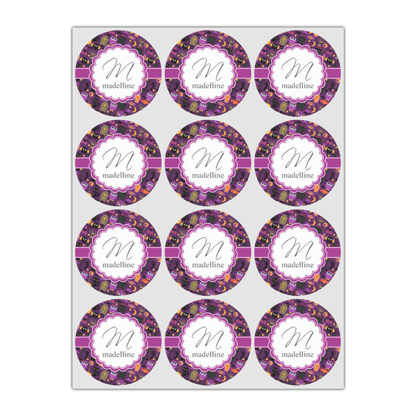 Halloween Icing Circle - Small - Set of 12