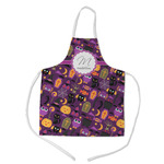 Halloween Kid's Apron w/ Name and Initial