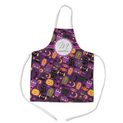 Halloween Kid's Apron w/ Name and Initial