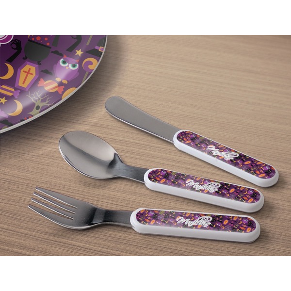 Halloween Kids Flatware w/ Plate