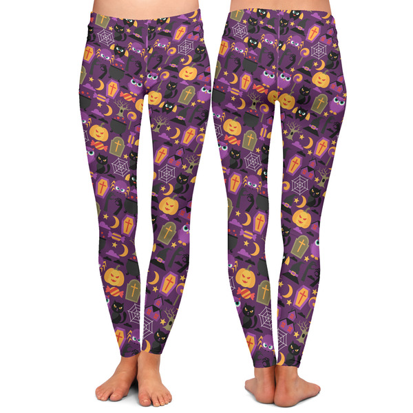 Halloween Ladies Leggings - Front and Back