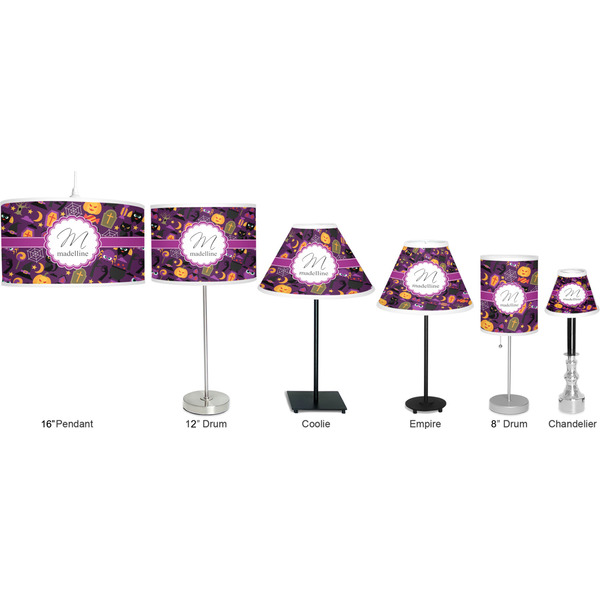 Halloween Lamp Full View Size Comparison
