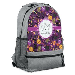 Halloween Backpack - Grey (Personalized)