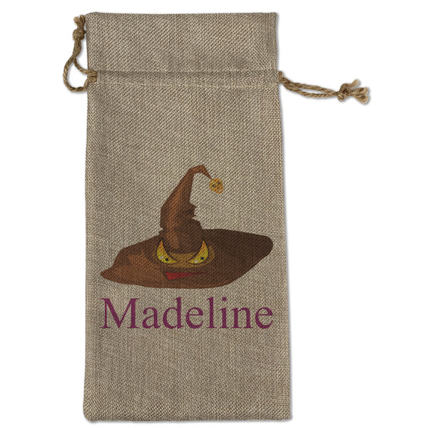 Halloween Large Burlap Gift Bags - Front