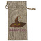 Halloween Large Burlap Gift Bag - Front (Personalized)