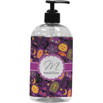 Halloween Plastic Soap / Lotion Dispenser (16 oz - Large - Black) (Personalized)