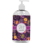 Halloween Plastic Soap / Lotion Dispenser (16 oz - Large - White) (Personalized)