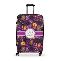 Halloween Suitcase - 28" Large - Checked w/ Name and Initial