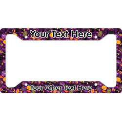 Halloween License Plate Frame - Style A (Personalized)