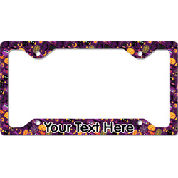Halloween License Plate Frame - Style C (Personalized)