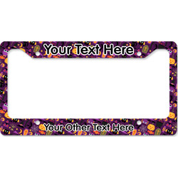 Halloween License Plate Frame - Style B (Personalized)
