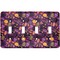 Halloween Light Switch Cover (4 Toggle Plate)