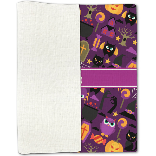 Halloween Linen Placemat - Folded Half