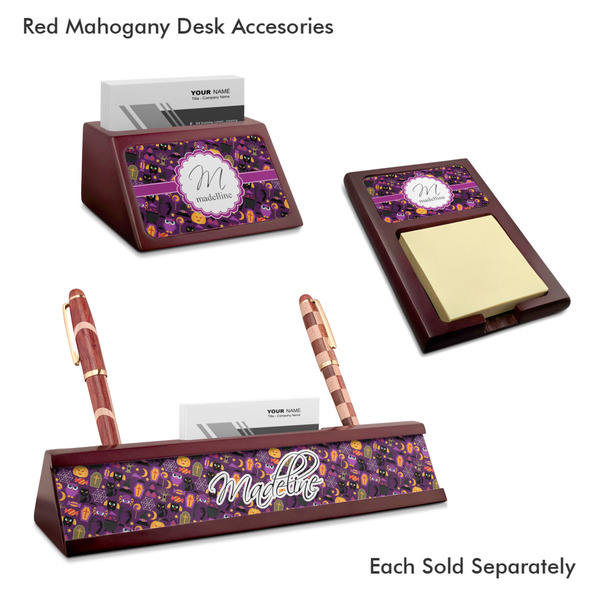 Halloween Mahogany Desk Accessories