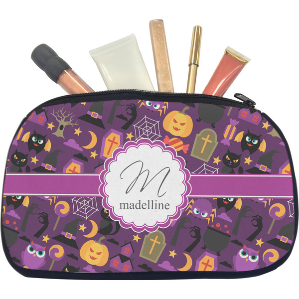 Custom Halloween Makeup / Cosmetic Bag - Medium (Personalized)