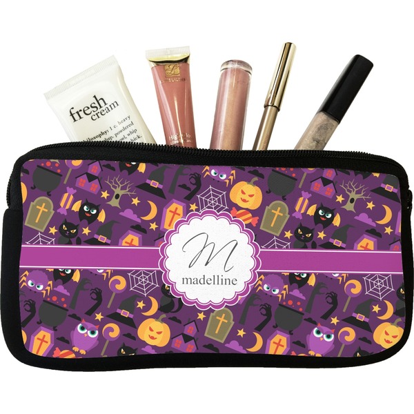 Custom Halloween Makeup / Cosmetic Bag - Small (Personalized)