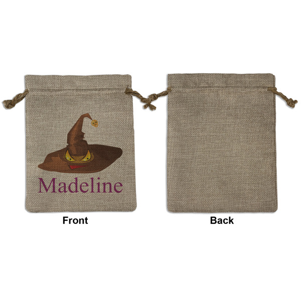 Halloween Medium Burlap Gift Bag - Front Approval