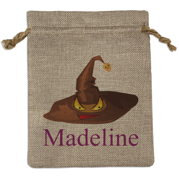 Custom Halloween Burlap Gift Bag (Personalized)