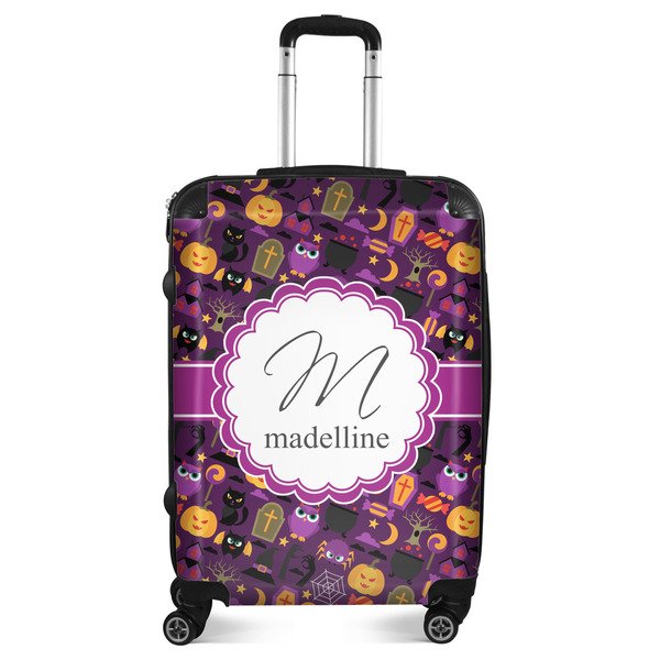 Custom Halloween Suitcase - 24" Medium - Checked (Personalized)