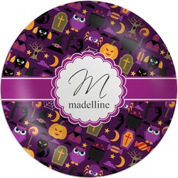 Halloween Melamine Plate (Personalized)