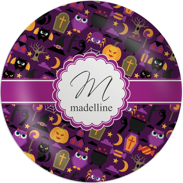 Custom Halloween Melamine Plate (Personalized)