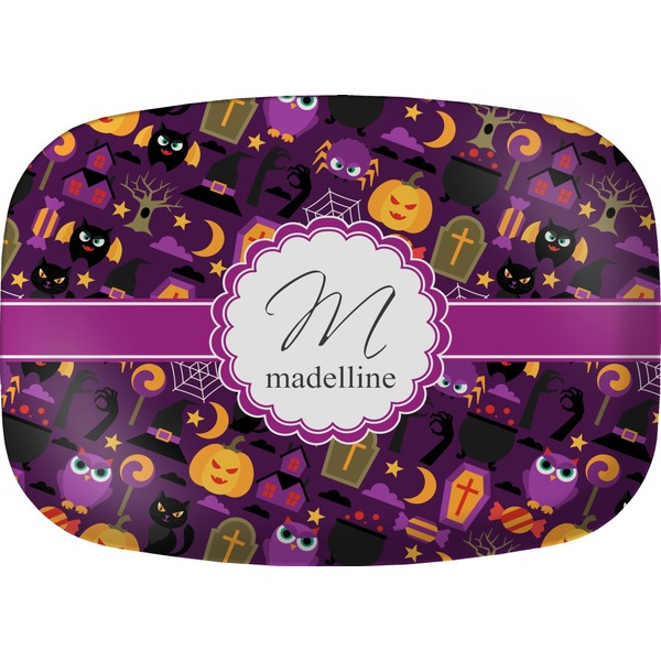 Custom Halloween Melamine Platter (Personalized)