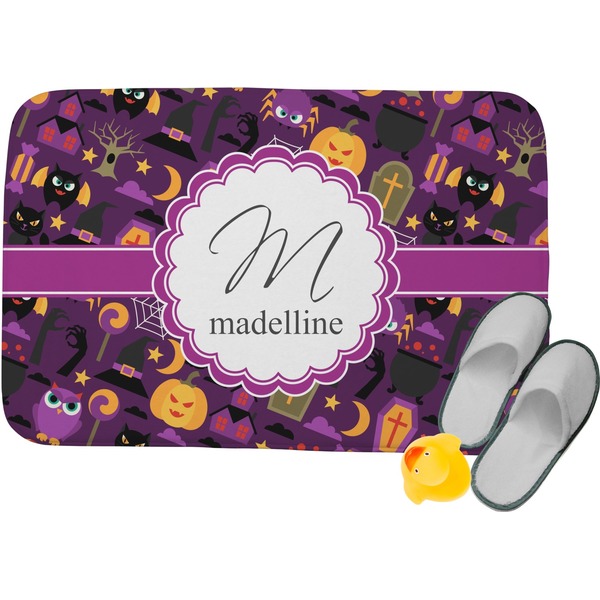 Custom Halloween Memory Foam Bath Mat (Personalized)