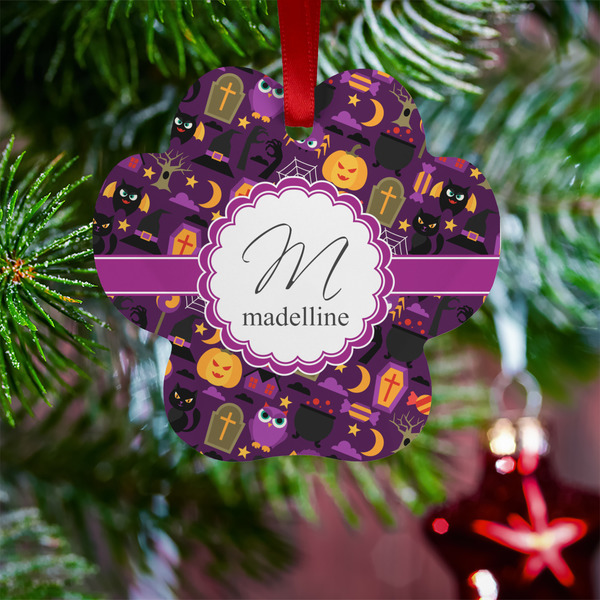 Halloween Metal Paw Ornament - Lifestyle