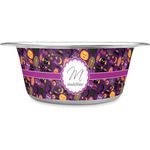 Halloween Stainless Steel Dog Bowl (Personalized)