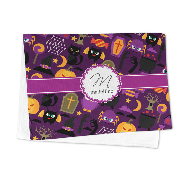 Halloween Microfiber Dish Towel - FOLDED HALF