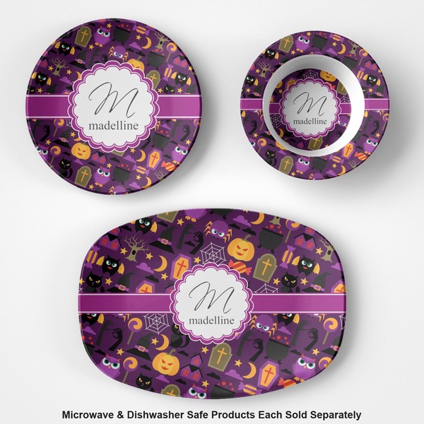 Halloween Microwave & Dishwasher Safe CP Plastic Dishware - Group