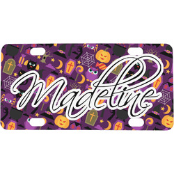 Halloween Mini/Bicycle License Plate (Personalized)