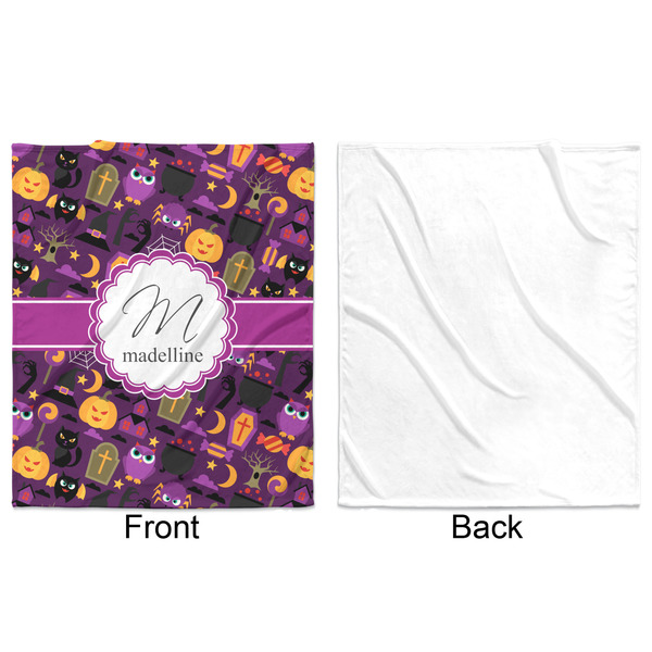 Halloween Minky Blanket - 50"x60" - Single Sided - Front & Back