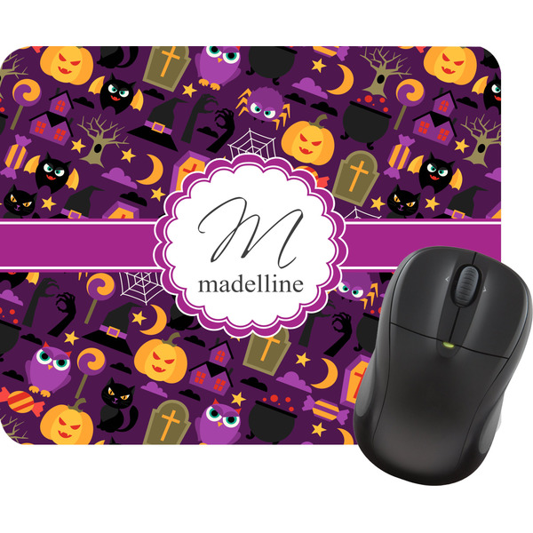 Custom Halloween Rectangular Mouse Pad (Personalized)