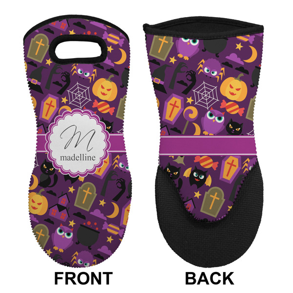 Halloween Neoprene Oven Mitt (Front & Back)