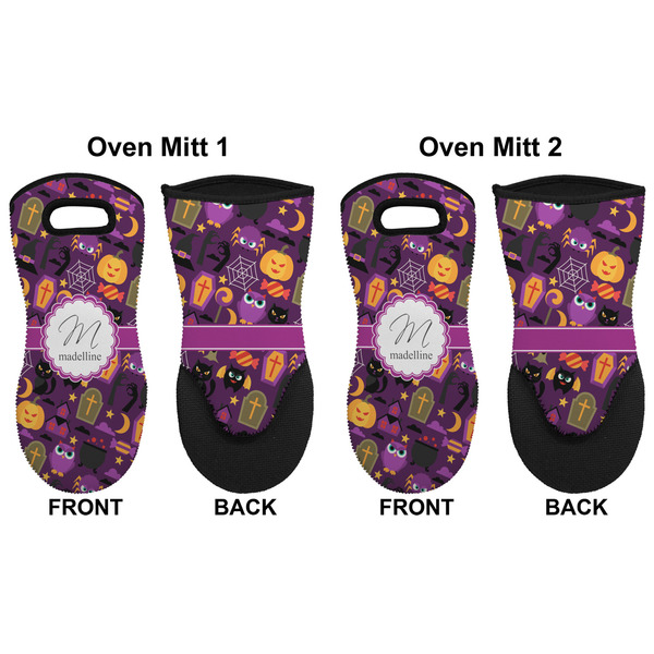 Halloween Neoprene Oven Mitt - Set of 2 - Approval