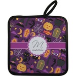 Halloween Pot Holder w/ Name and Initial